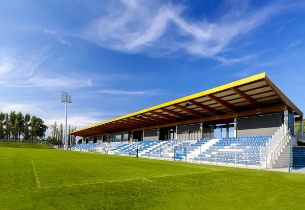 Piłka nożna, piłka nożna i ogólne stadion. — Zdjęcie stockowe