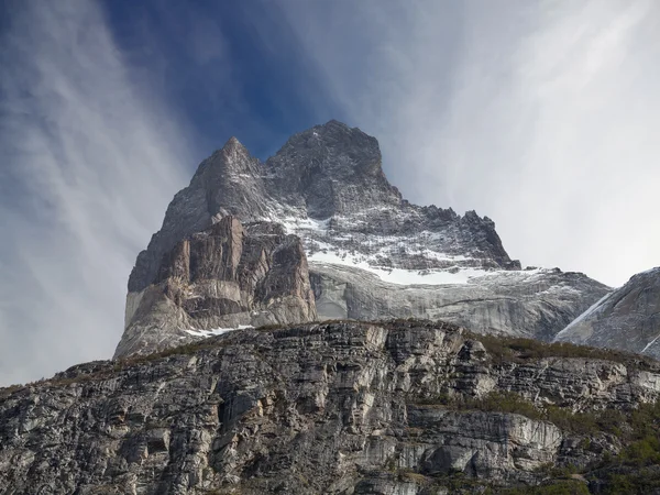 Formation rocheuse incroyable de Los Cuernos au Chili . — Photo