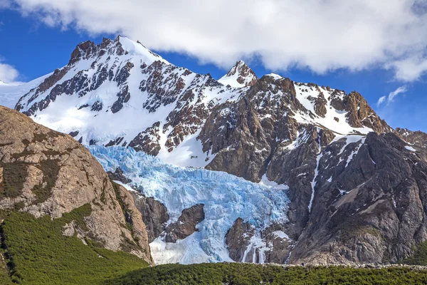 Fitz roy horské pásmo, argentina — Stock fotografie
