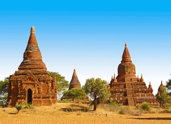 Temples in Bagan, Myanmar (Burma). — Stock Photo, Image