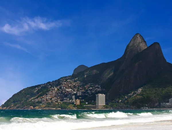 Strand von Ipanema, Rio de Janeiro, Brasilien. — Stockfoto