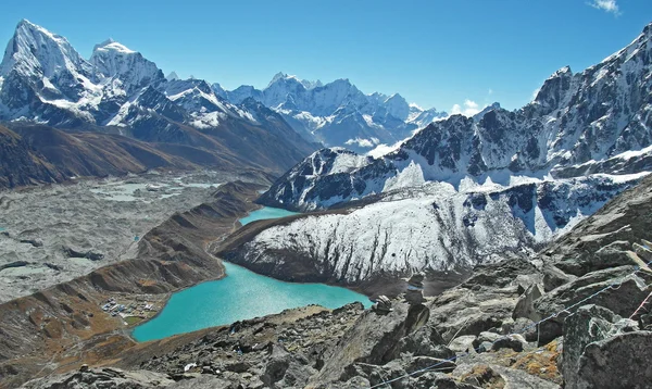 Gokyo ri, everest regionu, Nepál — Stock fotografie