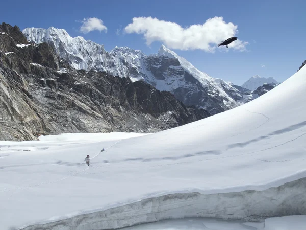 Cho La Pass, região do Everest, Nepal — Fotografia de Stock