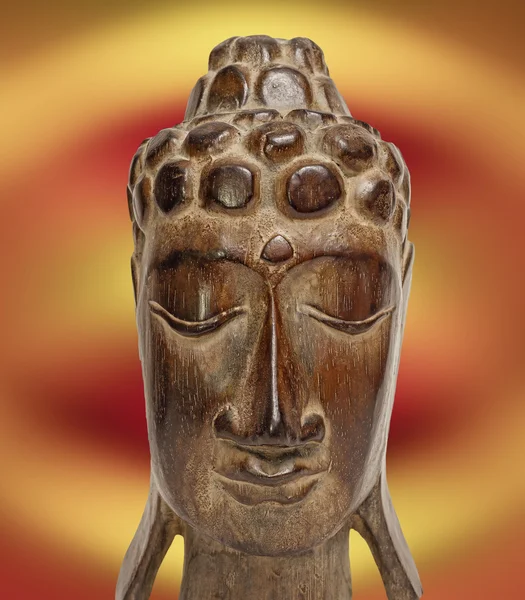 Wooden Buddha — Stock Photo, Image