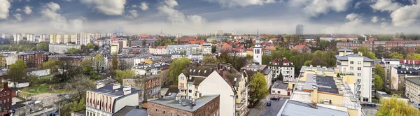 Panoramautsikt over Szczecin – stockfoto