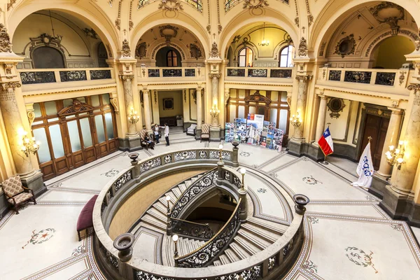 Building interior of Intendencia de Santiago — Stock Photo, Image