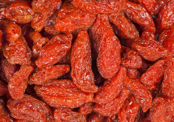乾燥 goji ベリーは赤い果実、クローズ アップ. — ストック写真
