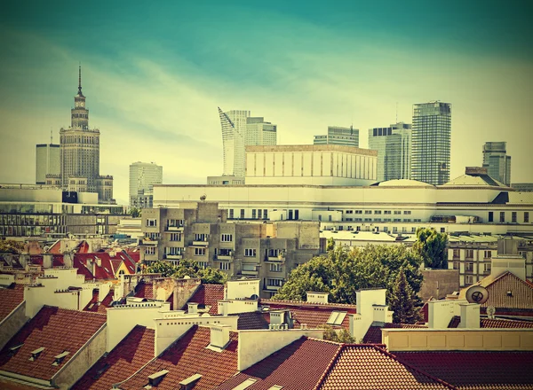 Марочні зображення центрі Варшави (Варшава), Польща. — стокове фото