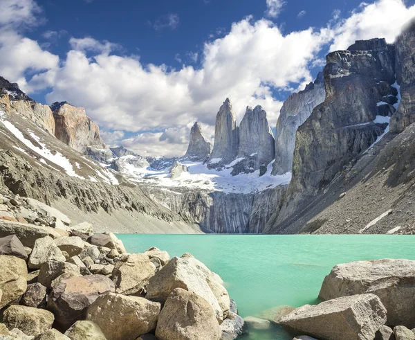 Montañas Torres del Paine, Patagonia, Chile — Foto de Stock