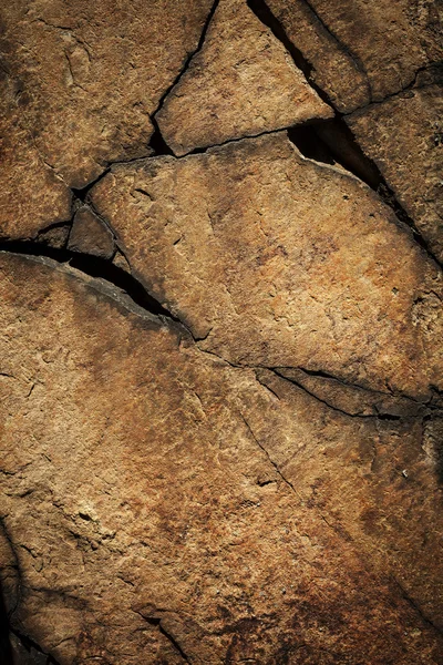 Sfondo natura rocciosa incrinato, verticale — Foto Stock