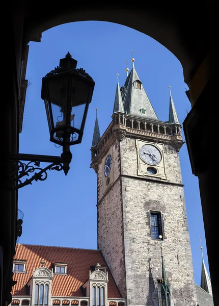 Oude stad in Praag, Tsjechië. — Stockfoto