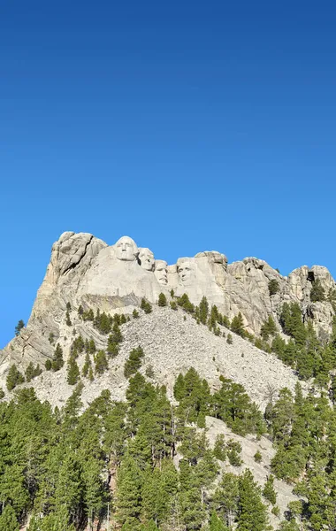 Mount Rushmore National Memorial Mot Den Blå Himlen South Dakota — Stockfoto