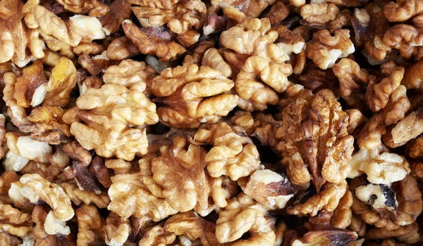 Close Picture Walnuts Selective Focus — Stock Photo, Image