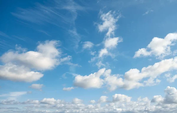 Moln Blå Himmel Naturliga Molnlandskap Bakgrund — Stockfoto