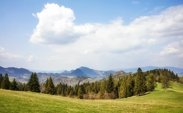 Panoramic View Pieniny Pienin Mountains Poland — Stock Photo, Image