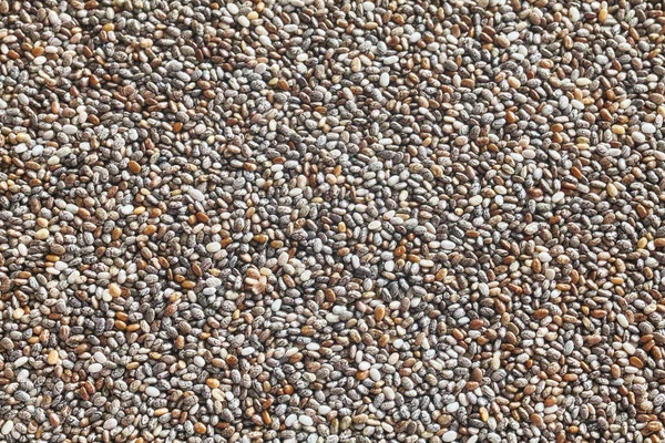 Крупный План Семян Чиа Абстрактный Природный Пищевой Фон — стоковое фото