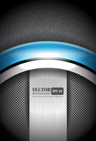 Metal de fundo abstrato — Vetor de Stock