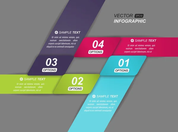 Infográficos vetoriais — Vetor de Stock