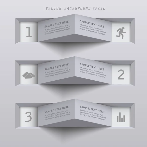 Modèle d'infographie — Image vectorielle