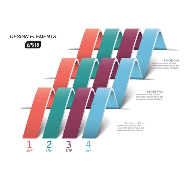 Modello di design contemporaneo per i dati — Vettoriale Stock