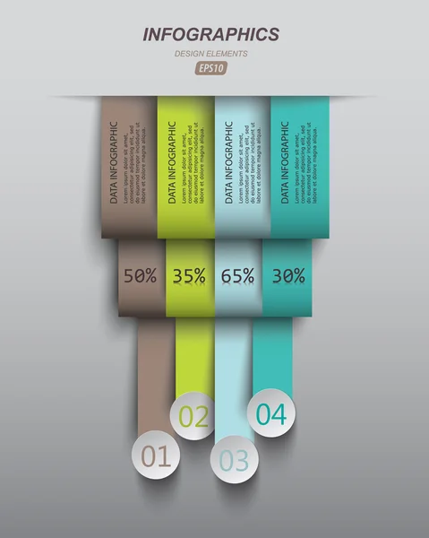 Vertikale Datenlinien — Stockvektor