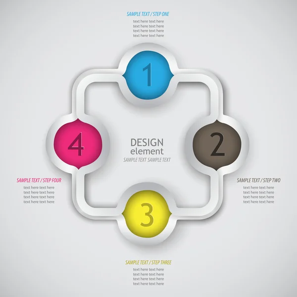 Infografisches Element — Stockvektor