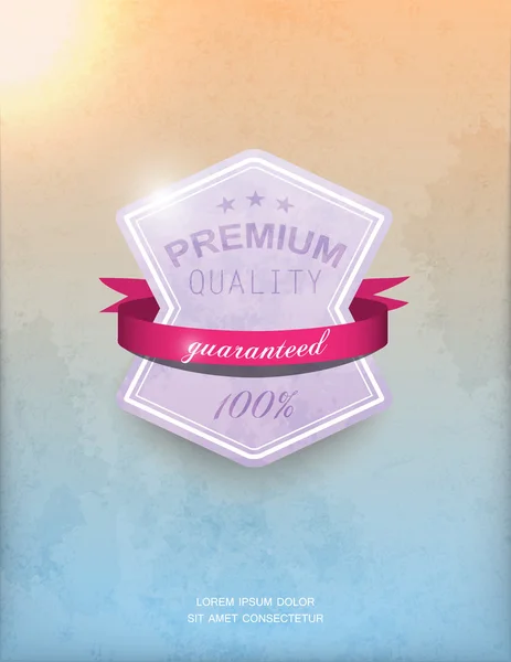 Label de qualité premium — Image vectorielle