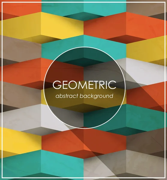 Plantilla geométrica — Archivo Imágenes Vectoriales