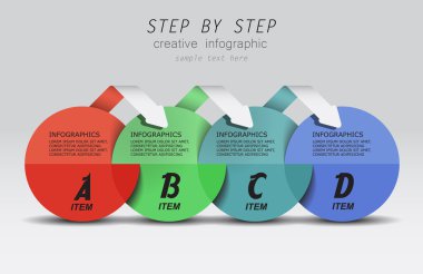 infographics vektör yaratıcı tasarım