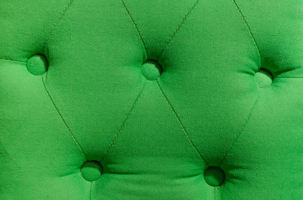 Green upholstery leather pattern background — Stock Photo, Image