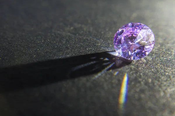 Doğal mor safir değerli taş, mor Ametist değerli taş mücevher