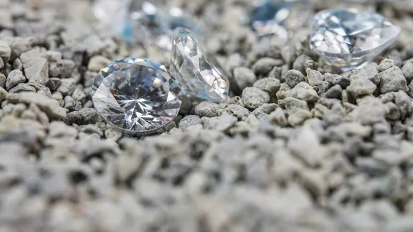 Close up of shiny diamond for jewelry making