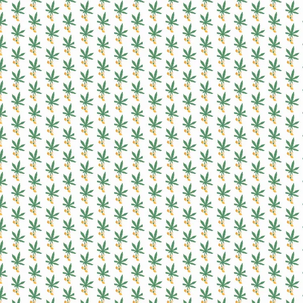 Medizinisches Marihuana Cannabis Grüne Farbe Logo Marihuana Blätter Thailändischen Stil — Stockfoto