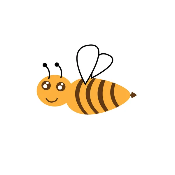 Дизайн Логотипа Пчелы — стоковое фото