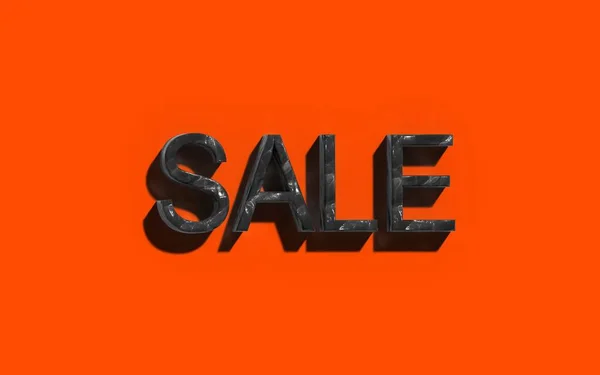 Sale Word Made Letters Red Background — Stock Photo, Image