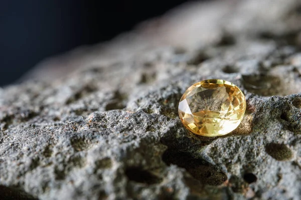 Pietra Naturale Zaffiro Gioiello Gemme Colore Nero Lucido Raccolta Molte — Foto Stock