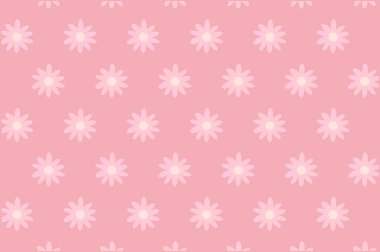 Pembe, pürüzsüz çiçek desenli arka plan