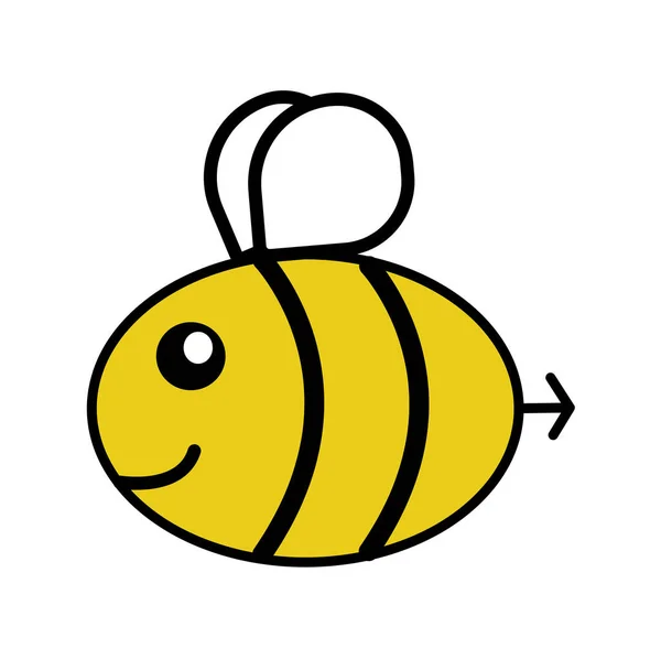 蜜蜂卡通设计图 — 图库照片