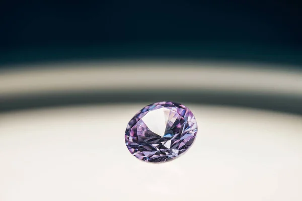 Natural Sapphire Kamień Szlachetny Klejnot Lub Klejnotów Kolor Czarny Połysk — Zdjęcie stockowe