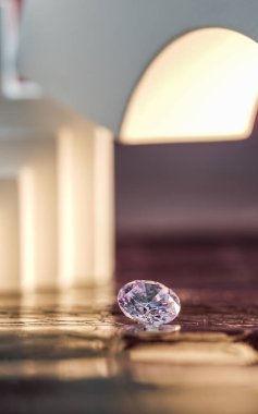 Mücevher yapmak için parlak elmas