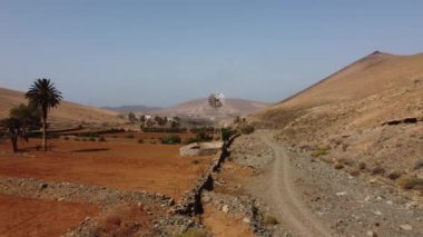 La Peitas Kanyonu 'ndaki Mirador de la Peitas, Fuerteventura, Kanarya Adaları. İspanya
