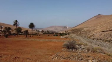 La Peitas Kanyonu 'ndaki Mirador de la Peitas, Fuerteventura, Kanarya Adaları. İspanya