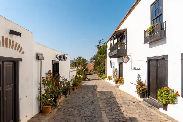 Hermosa Calle Municipio Betancuria Costa Oeste Isla Fuerteventura Islas Canarias — Foto de Stock