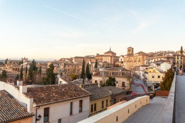 View of the medieval city of Toledo from Castilla La Mancha, Spain
