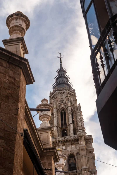 View Santa Iglesia Catedral Primada Medieval City Toledo Castilla Mancha — Zdjęcie stockowe