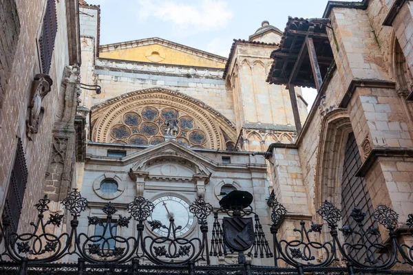 Main Entrance Cathedral Santa Iglesia Primada Medieval City Toledo Castilla — Foto Stock