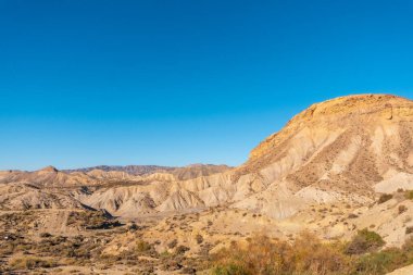 Barranco de Las Salinas, Tabernas Çölü, Almerya ili, Endülüs