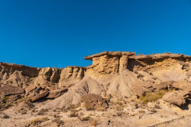 Rambla Las Salinas, Tabernas Çölü, Almerya Bölgesi, Endülüs