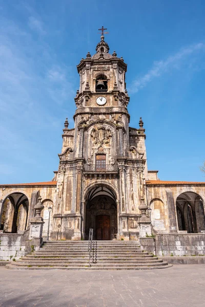 Parroquia San Martín Plaza Goiko Junto Ayuntamiento Andoain Gipuzkoa País — Foto de Stock