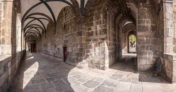Vista Panoramica Degli Archi All Interno Della Parroquia San Martin — Foto Stock